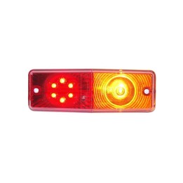 Lampa zespolona tylna, 12V-24V + przewody 200cm YLY-S 4x0,75mm2, diody 488, W072UDŻ WAŚ