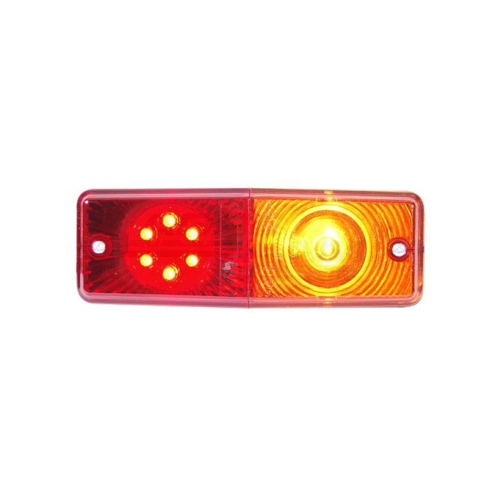 Lampa zespolona tylna, 12V-24V + przewody 200cm YLY-S 4x0,75mm2, diody 488, W072UDŻ WAŚ