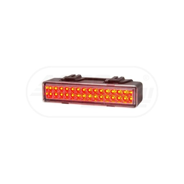 Lampa przeciwmgielna, jednofunkcyjna, 12V-24V + przewody 245cm YLY-S 2x0,75mm2, diody
