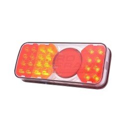 Lampa zespolona tylna lewa, 12V-24V + przewody 190cm YLY-S 5x0,75mm2, diody 311KR, W66L WAŚ