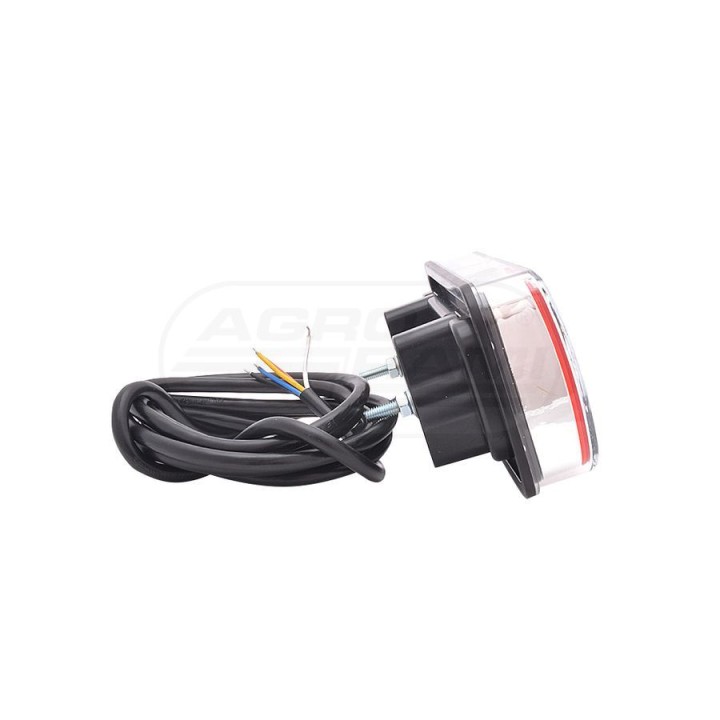 Lampa zespolona tylna lewa, 12V-24V + przewody 190cm YLY-S 5x0,75mm2, diody 311KR, W66L WAŚ