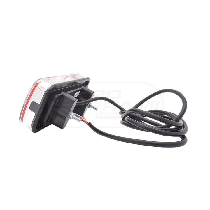Lampa zespolona tylna lewa, 12V-24V + przewody 190cm YLY-S 5x0,75mm2, diody 311KR, W66L WAŚ