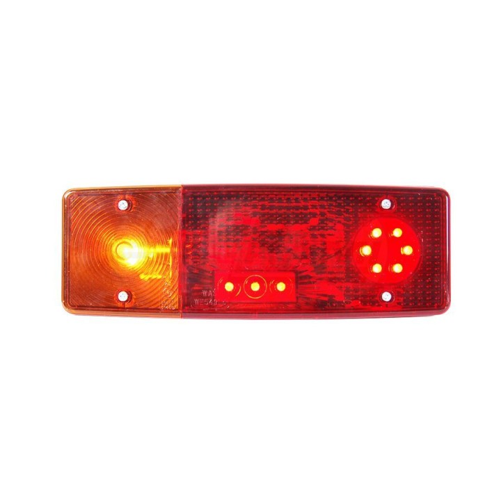 Lampa zespolona tylna lewa, 12V-24V + przewody 200cm YLY-S 4x0,75mm2, diody 481, WE549DŻL WAŚ