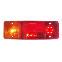 Lampa zespolona tylna lewa, 12V-24V + przewody 200cm YLY-S 4x0,75mm2, diody 485, WE551DŻL WAŚ
