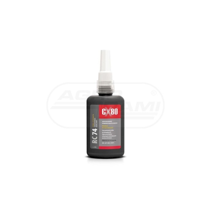 Klej wysokotemperaturowy do uszczelniania płaskich powierzchni CX80 50 ml RC 74 50 ML.