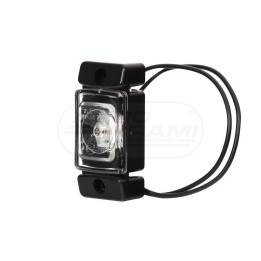 Lampa obrysowa przednia, jednofunkcyjna, 12V-24V + przewody 22cm LgY-S 0,75mm2, diody 279, W60 WAŚ