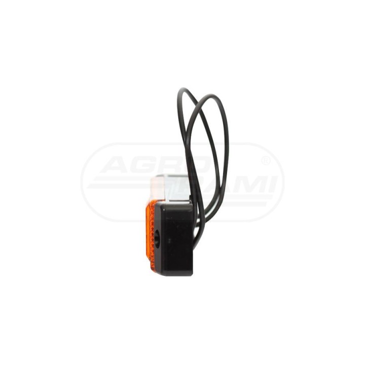 Lampa zespolona pozycyjna boczna, 12V-24V + przewody 21cm LgY-S 0,75mm2 220, W45 WAŚ