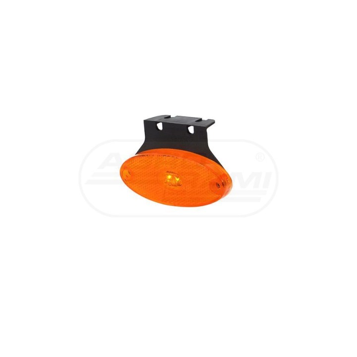 Lampa zespolona obrysowa boczna, 12V-24V + przewody 22cm LgY-S 0,75mm2, diody 305Z, W64WAŚ