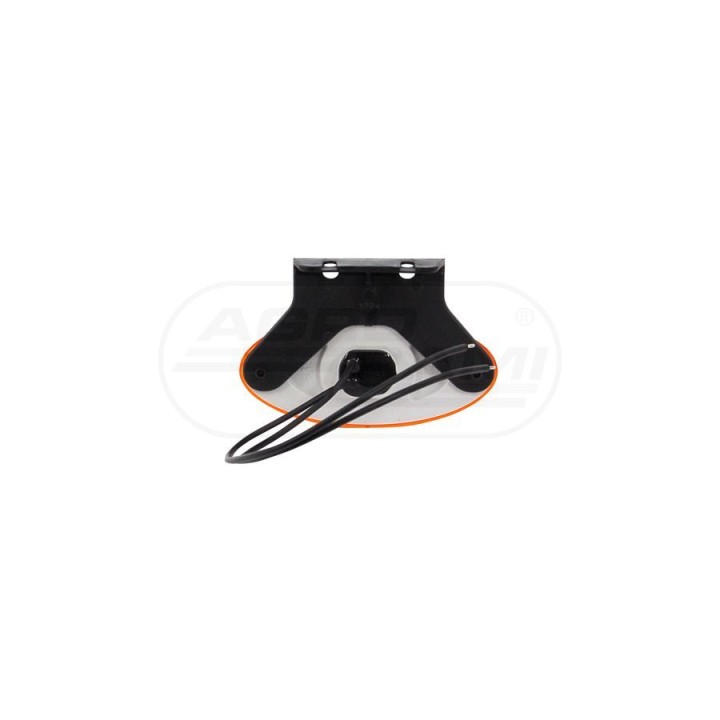 Lampa zespolona obrysowa boczna, 12V-24V + przewody 22cm LgY-S 0,75mm2, diody 305Z, W64WAŚ