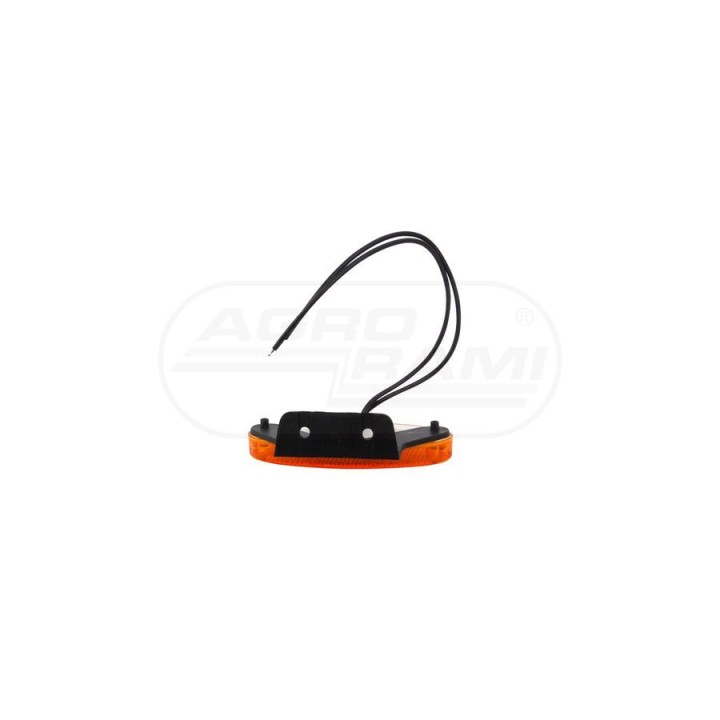Lampa zespolona obrysowa boczna, 12V-24V + przewody 22cm LgY-S 0,75mm2, diody 305Z, W64WAŚ