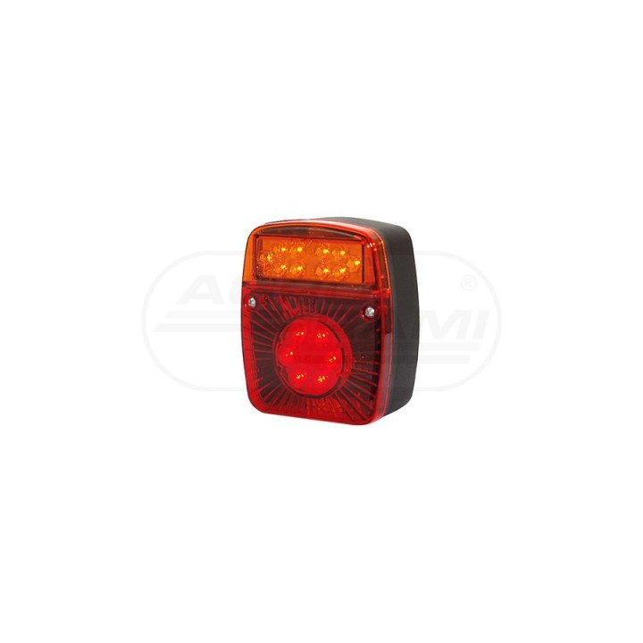 Lampa zespolona tylna, 12V-24V + przewody 200cm YLY-S 4x0,75mm2, diody 475, W18UD WAŚ