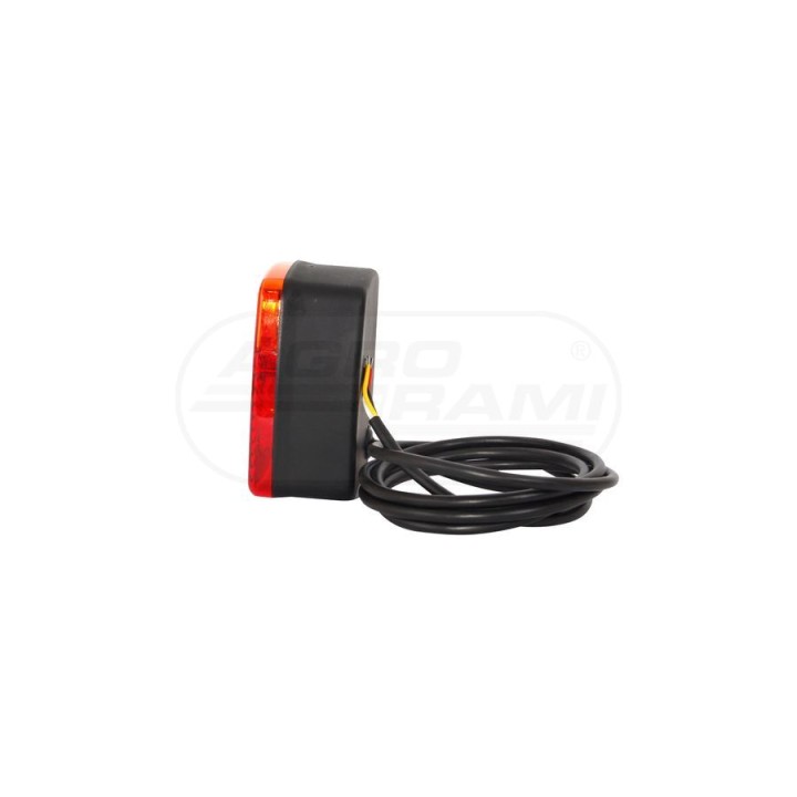 Lampa zespolona tylna, 12V-24V + przewody 200cm YLY-S 4x0,75mm2, diody 475, W18UD WAŚ