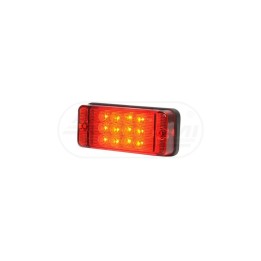 Lampa przeciwmgielna, jednofunkcyjna, 12V-24V + przewody 38cm LgYS 2x0,75mm2, diody 700KR, W83D WAŚ