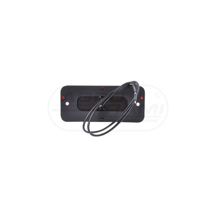 Lampa przeciwmgielna, jednofunkcyjna, 12V-24V + przewody 38cm LgYS 2x0,75mm2, diody 700KR, W83D WAŚ