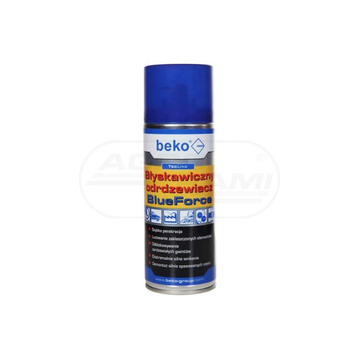 Odrdzewiacz blueforce BEKO BLUE-FORCE 400 ML.