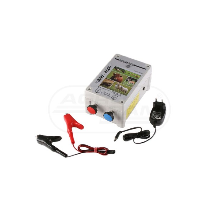 Elektryzator sieciowy akumlatorowy 12V AGRI-4500 2,6 J