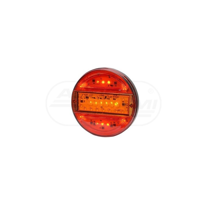Lampa zespolona tylna, 12V-24V + przewody 200cm YLY-S 4x0,75mm2, diody 744, W95 WAŚ