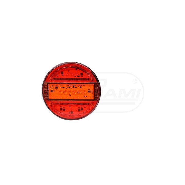 Lampa zespolona tylna, 12V-24V + przewody 200cm YLY-S 4x0,75mm2, diody 744, W95 WAŚ