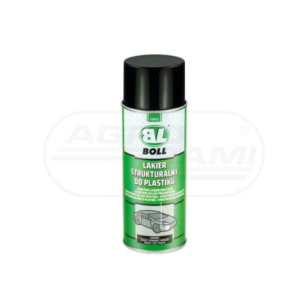 Lakier strukturalny do plastiku spray 400ml czarny BOLL 001400