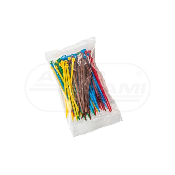 Opaska kablowa MIX 100szt
