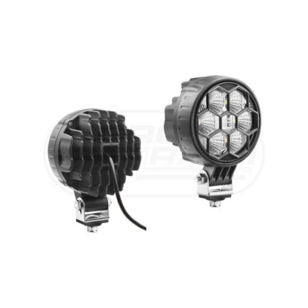 Lampa robocza LEDF fi117-50 3000lm 1224V (Cz+)+kratka,przew.0.5m,
