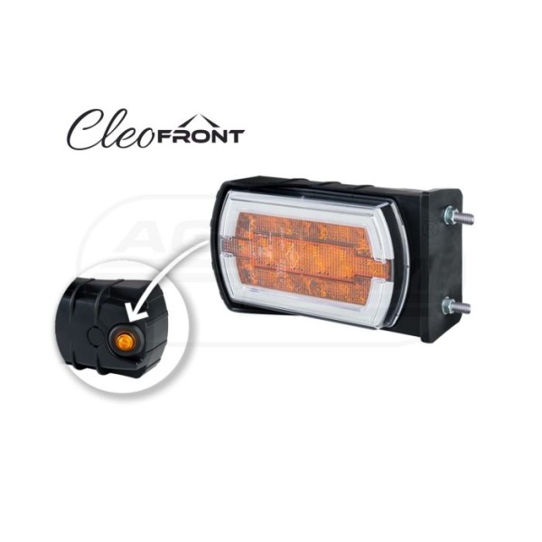 Lampa zespolona przednia diodowa CLEOfront z bocznym mocowaniem i kierunkowskazem