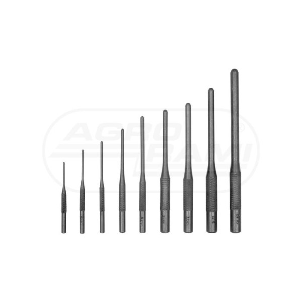 Wybijaki równoległe kuliste kpl. 9 szt