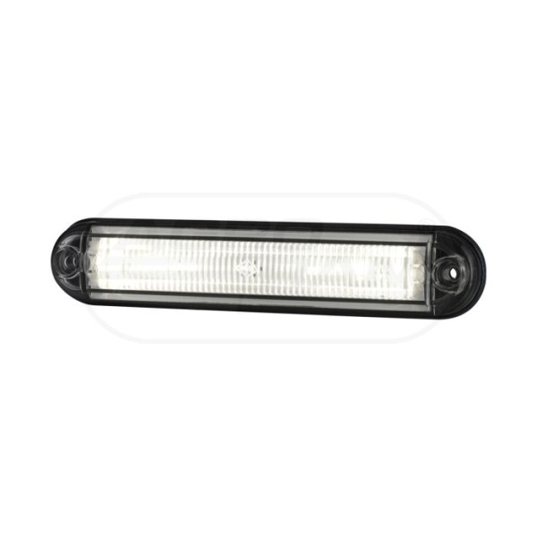 Lampa obrysowa typu slim ze swiatłowodem biała 1224V