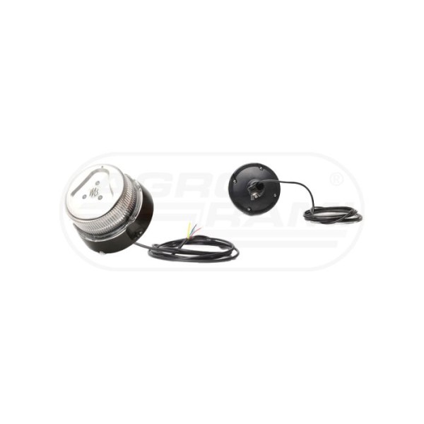 Lampa ostrzegawcza 12-24V bez uchwytu na trzpień  przew.3m,1p