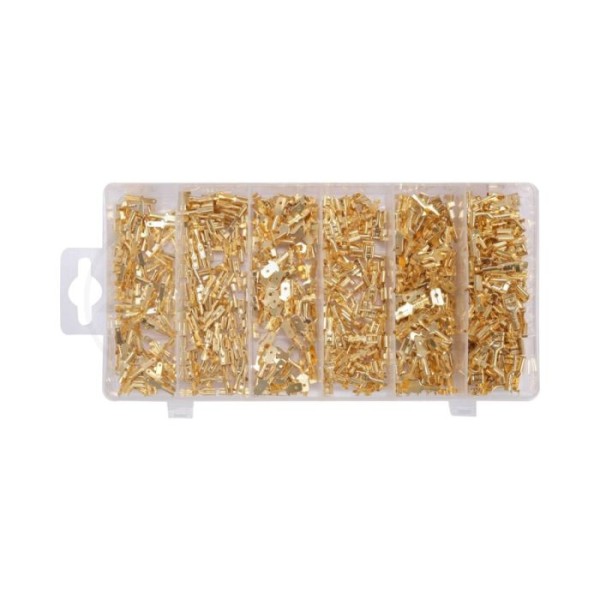 Zestaw samochodowych złączy elektrycznych 600 sztuk YATO YT068684