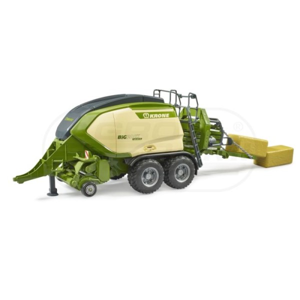 Prasa do słomy Krone BigPack 1290HDP VC z 2 balotami siana Bruder 02033