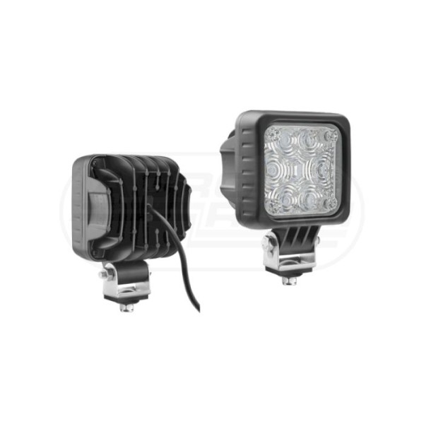 LED Lampa sygnalizacyjna niebieska 100x100 1224V (Cz+)+przew.0.5m,