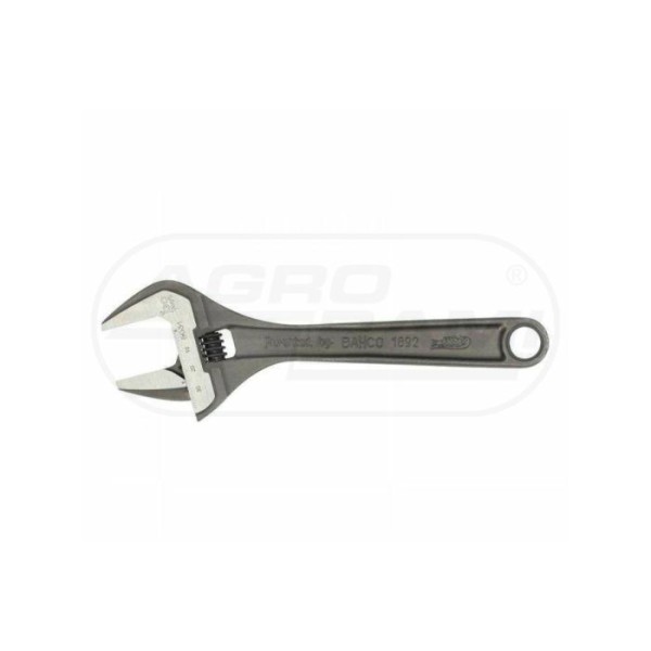 Klucz nastawny szwedzki 220mm, rozstaw szczęk 38mm, BAHCO