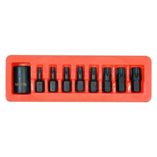 Komplet kluczy trzpieniowych udarowych TORX 12 9 sztuk 38mm