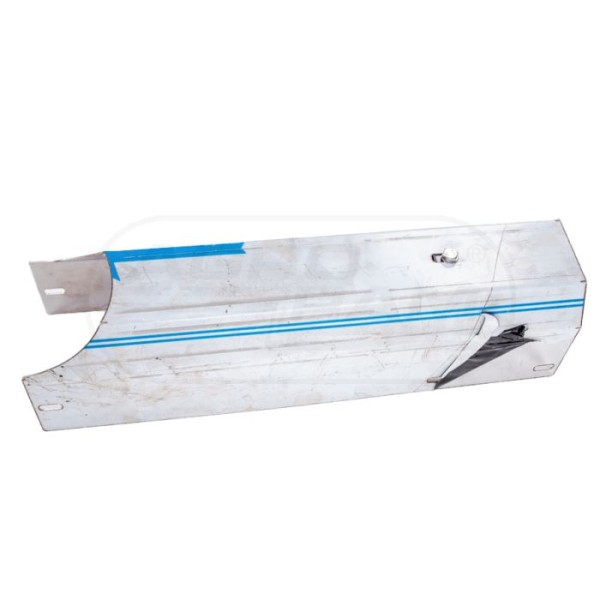 Osłona poziomej rury INOX ( STAL NIERDZEWNA)