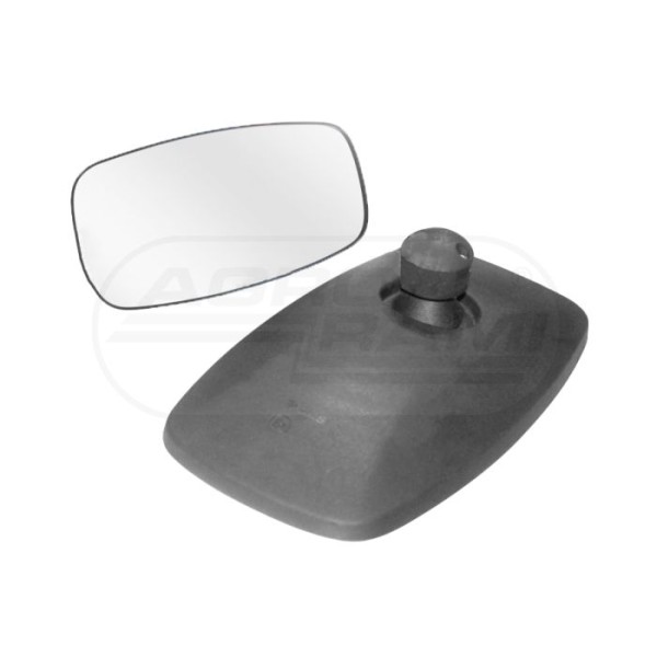 Lusterko uniwersalne podgrzewane 24 V z gałką 320x170 mm LS0320E