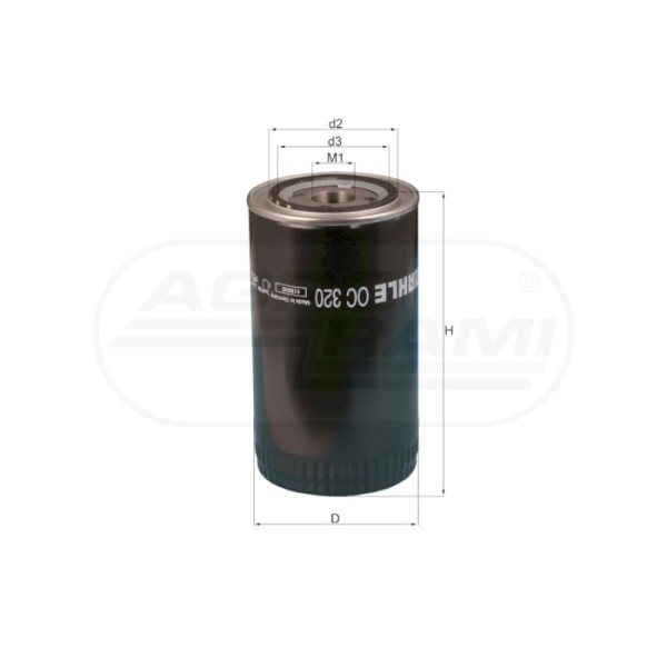 FILTR OLEJU Mahle | Knecht Filters LF-3349