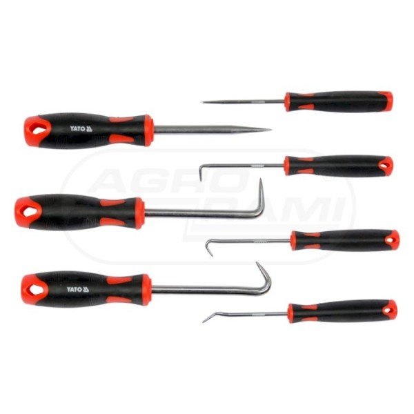 Haczyki z rękojeścią 7szt YATO