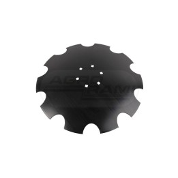 Talerz uzębiony 560x4,5mm, 6-otw-fi13, fi piasty 122mm-10zębów FI560 ROLMAKO PRODUKT WŁOSKI