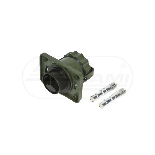 Gniazdo 2P24V aluminiowe z gwintem
