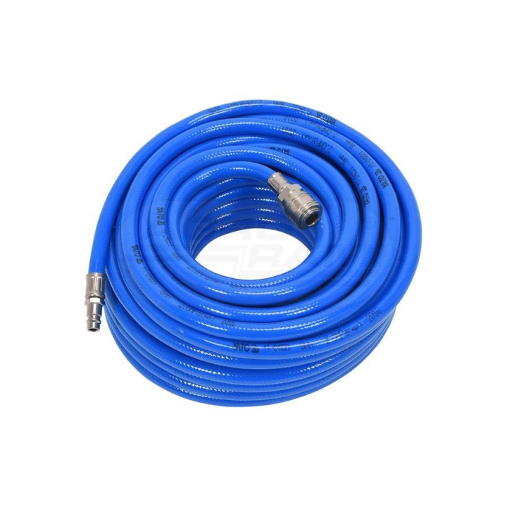 Wąż pneumatyczny zbrojony PVC z szybkozłączami YATO 8mm x 20m YT24221