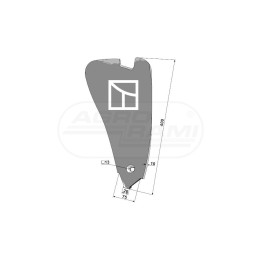 OSŁONA GRZĄDZIELI PRAWA DELTA FLEX 7204027029 IND INDUSTRIEHOF