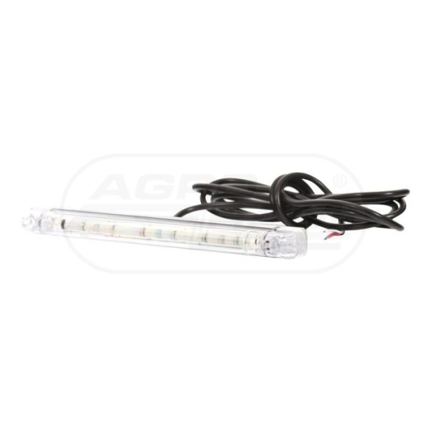 Lampa LED pozycyjna i do jazdy dziennej, 12V-24V + przewody 250cm YLY-S 3x0,5mm2, diody