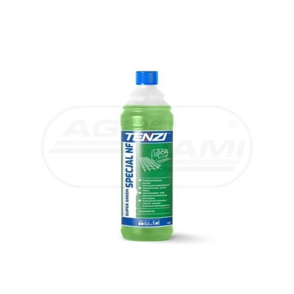 Środek do mycia posadzek warsztatowych garażu - Super Green Specjal NF TENZI 1 L