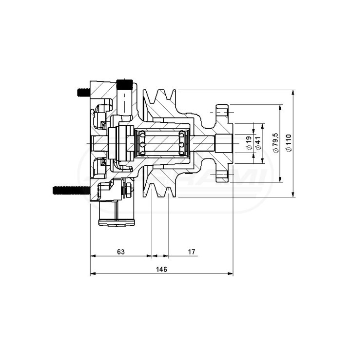 Pompa wody UR530141/PL Rolmus