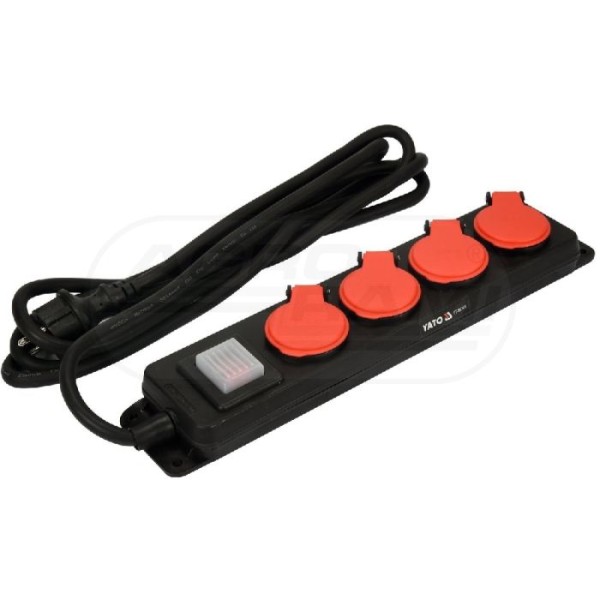 Przedłużacz IP44 4G 3M 1,5MM2