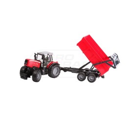 Traktor Massey Ferguson 7480 z przyczepą wywrotką Bruder 02045 BR02045 BRUDER