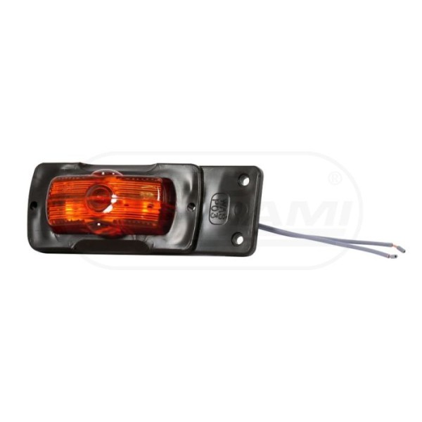 Lampa pozycyjna boczna, jednofunkcyjna, 12V-24V