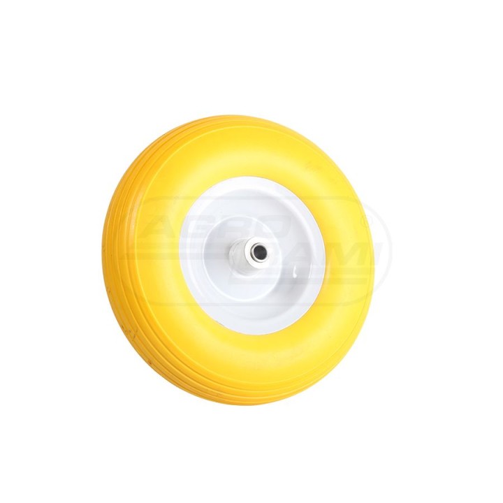 Koło ogumione fi 16mm FF1082 PU 4,00X6
