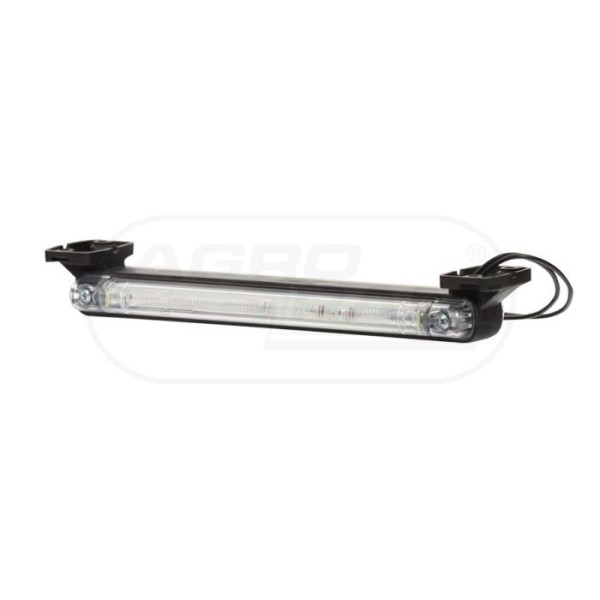 Lampa zespolona obrysowa przednio-tylna, 12V-24V + przewody 28cm LgY-S 0,75mm2, diody